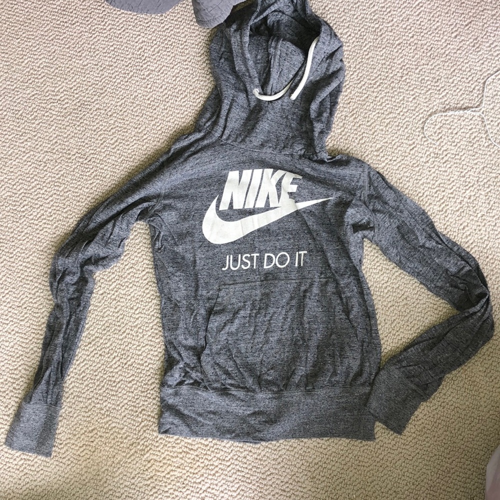 Grey Nike hoodie